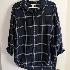 Navy Flannel